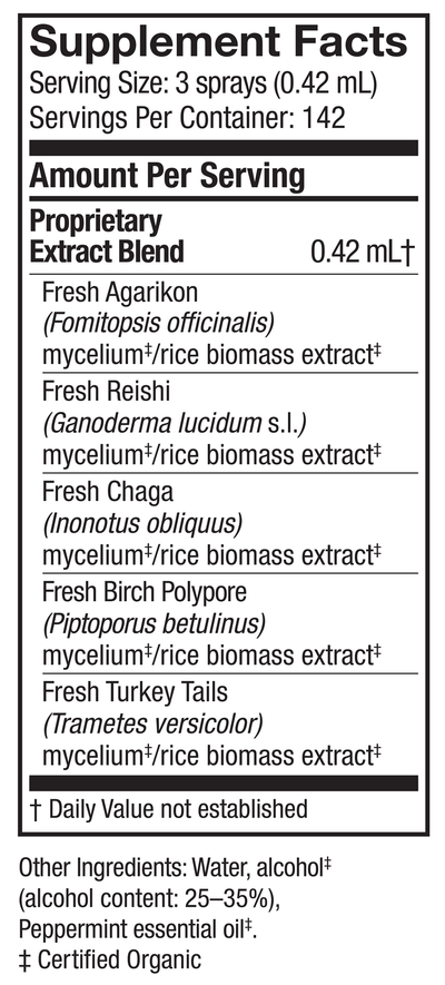 MycoShield Spray Peppermint 2 fl oz Curated Wellness