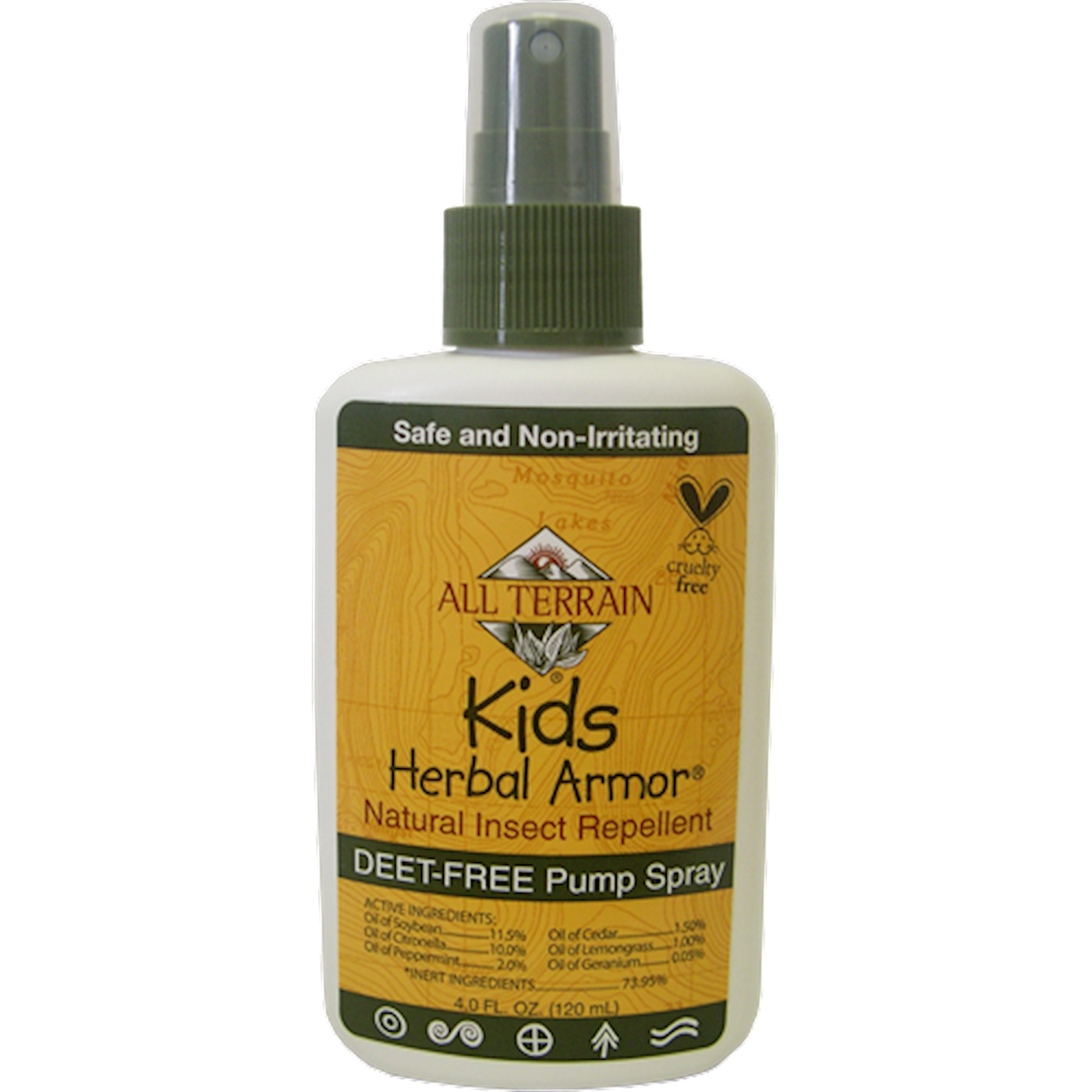 Kids Herbal Armor Insect Repell Spry 4oz Curated Wellness