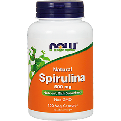 Spirulina 500 mg 120 vcaps Curated Wellness