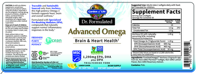  Dr. Formulated Advanced Omega Lemon Curated Wellness