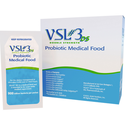  VSL#3® High-Potency, Multi-Strain, Unflavored, Double-Strength Probiotic Powder (900B CFU) Curated Wellness