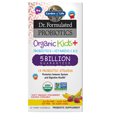  Organic Kids Probiotics Strawberry Banan Curated Wellness
