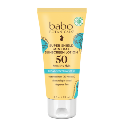  Super Shield Mineral Sunscreen Lotion SPF50 Curated Wellness
