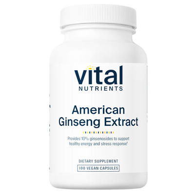  American Ginseng Extract 250 mg (California Only) - Supports Adrenal Gland Function, Mental and Physical Endurance, and Normal Blood Sugar Levels* Curated Wellness