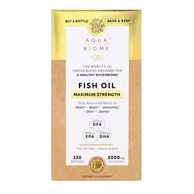  Aqua Biome™ Fish Oil Maximum Strength Curated Wellness