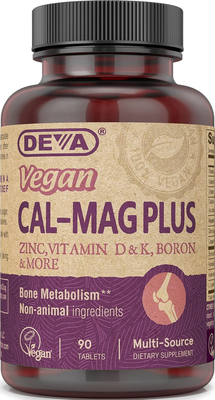  Vegan Cal-Mag Plus Curated Wellness
