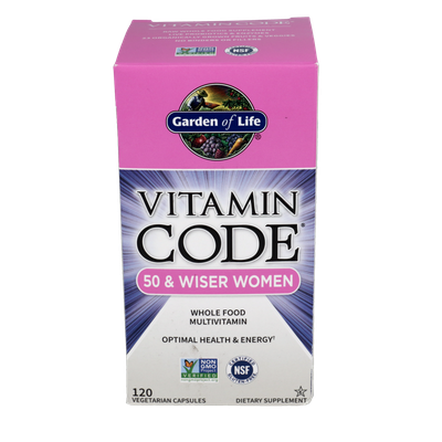  Vitamin Code 50 and Wiser Womens Multi Curated Wellness