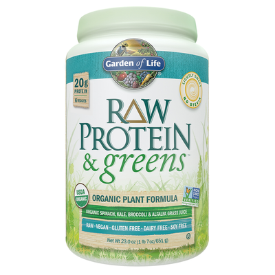  Raw Protein and Greens Light Sweet Powder Curated Wellness