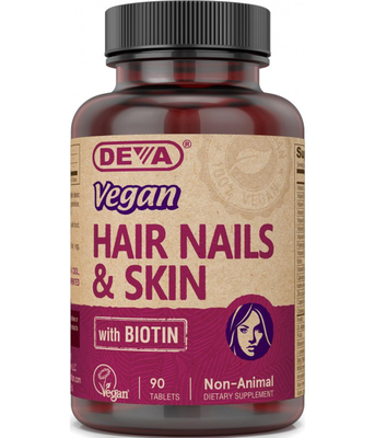  Vegan Hair Nails & Skin with Biotin Curated Wellness