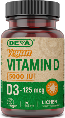  Vegan Vitamin D3 - 5000 IU Curated Wellness