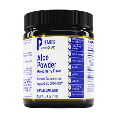  Premier Aloe Powder, Mixed Berry Flavor Curated Wellness