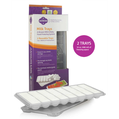  Milkies Milk Trays - Breast Milk Freezer Tray Organizer Curated Wellness