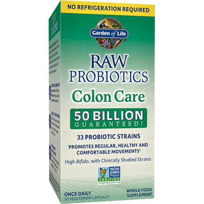  Raw Probiotics Colon Care Shelf-Stable Curated Wellness