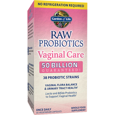  Raw Probiotics Vaginal Care Shelf-Stable Curated Wellness