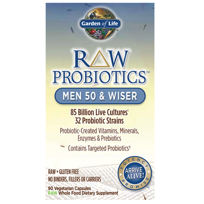  RAW Probiotics Men 50 and Wiser Curated Wellness