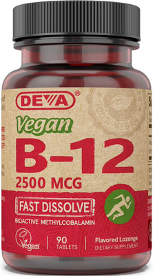  Vegan Vitamin B-12 (Fast Dissolve) - 2500mcg Curated Wellness