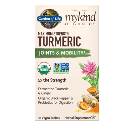  mykind Organics Maximum Strength Turmeric Joints & Mobility Curated Wellness
