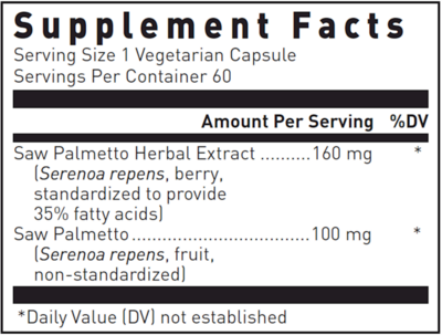  Saw Palmetto Max-V (California Only) Curated Wellness