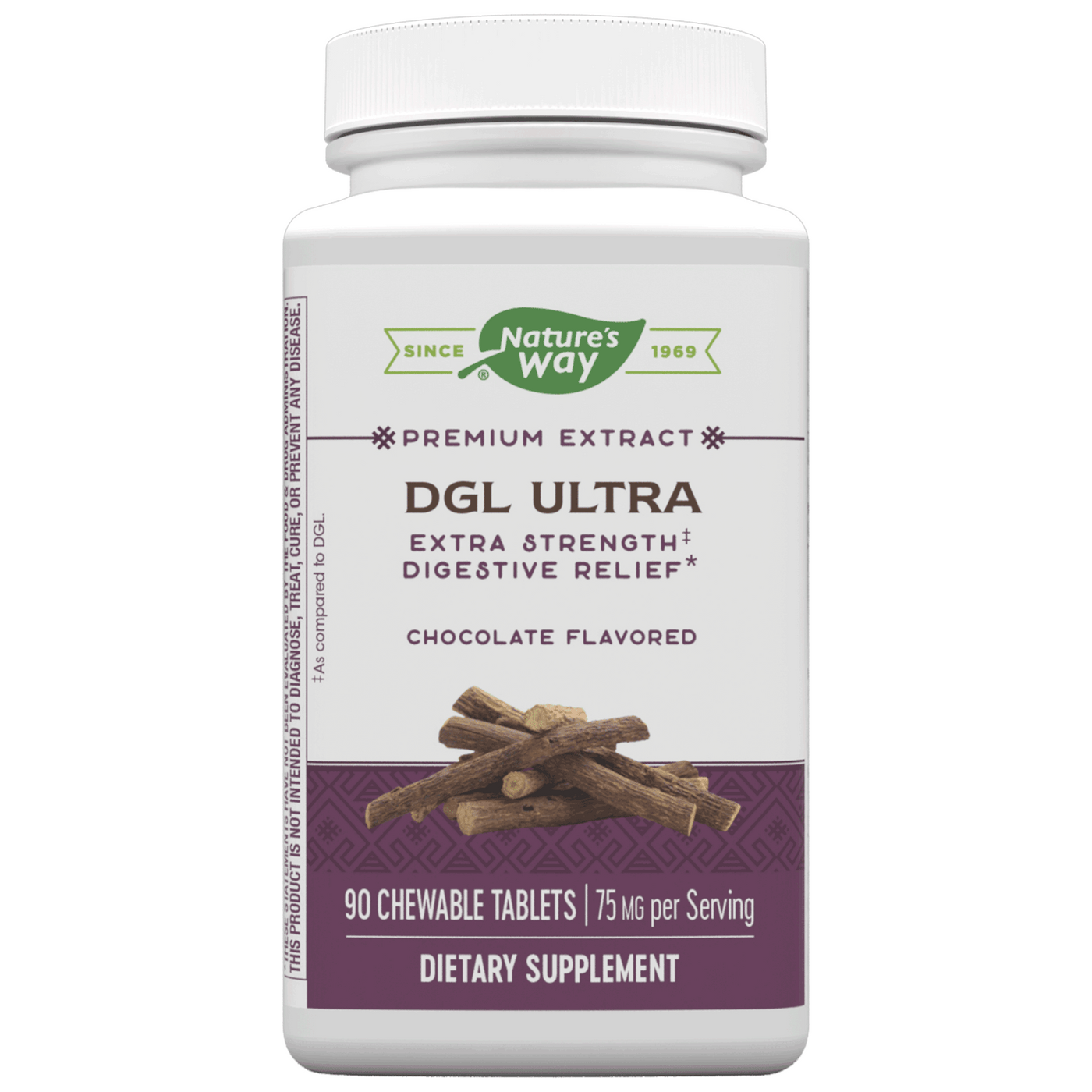 DGL Ultra Chocolate 90 chew Curated Wellness