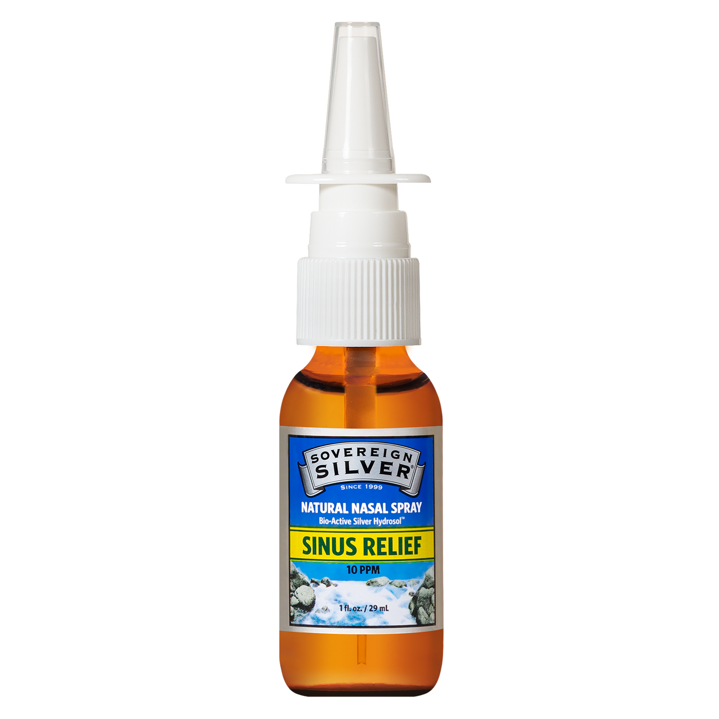 Silver Hydrosol Vertical Spray 1 fl oz Curated Wellness