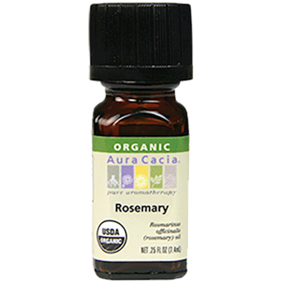 Rosemary Organic Essential Oil .25 oz Curated Wellness