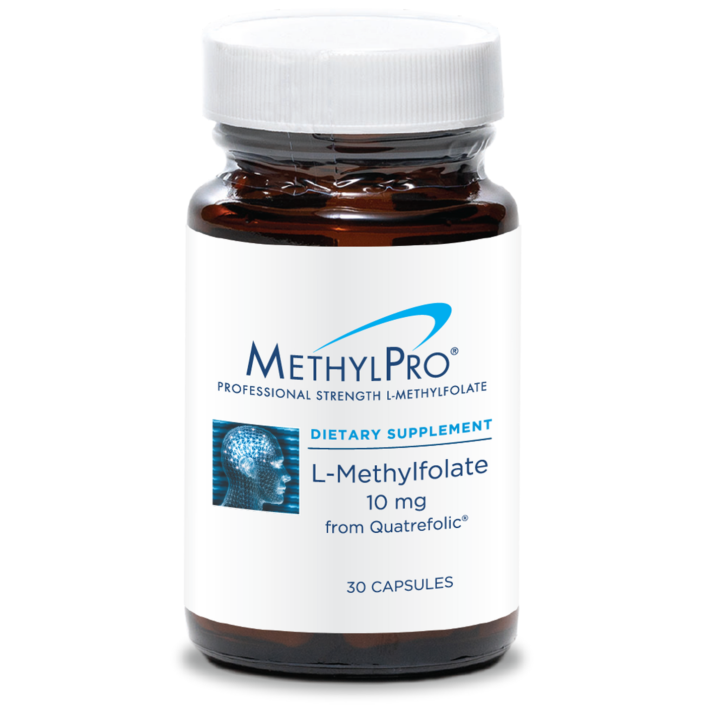L-Methylfolate 10 mg Quatrefolic  Curated Wellness