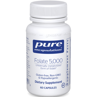 Folate 5,000 60 caps Curated Wellness