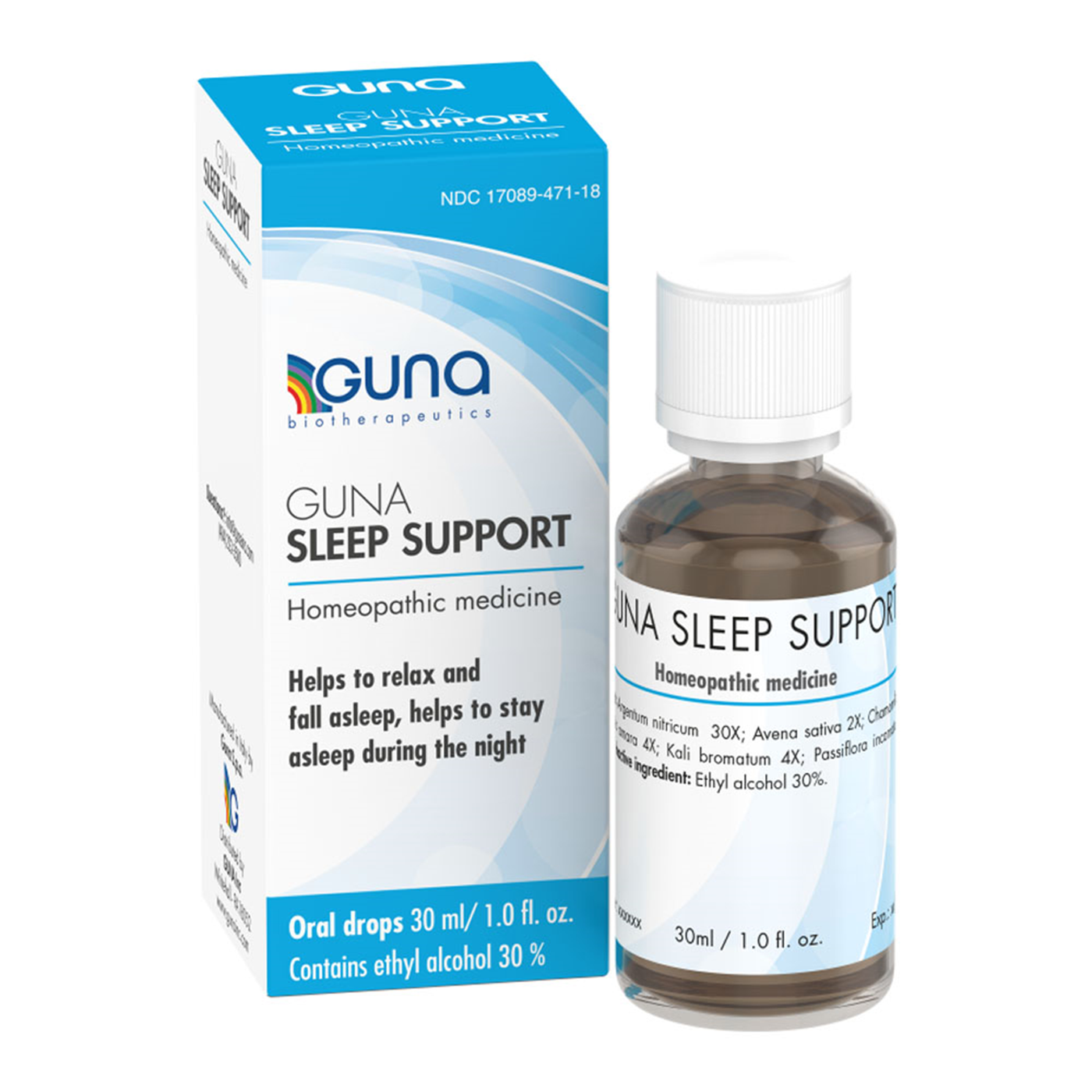 GUNA Sleep Support oral drops 1 fl oz Curated Wellness