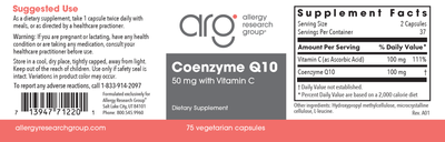 Coenzyme Q10 50 mg  Curated Wellness