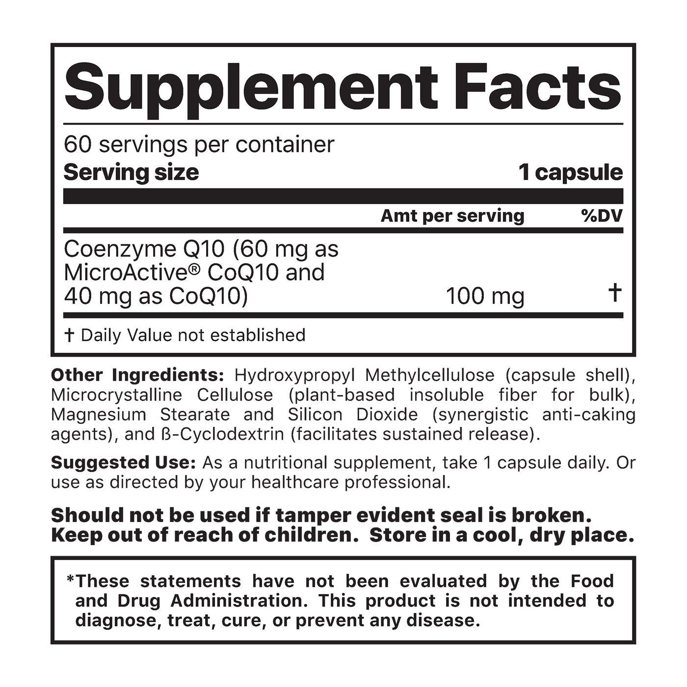 CoQ10 w/SRT  Curated Wellness