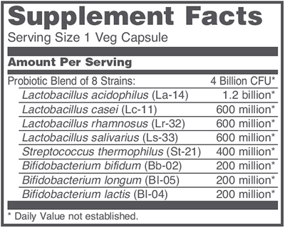 Ortho Dophilus 60 vcaps Curated Wellness