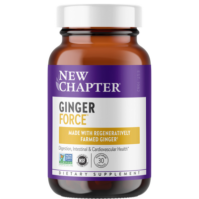 Ginger Force 30 liquid vegcaps Curated Wellness