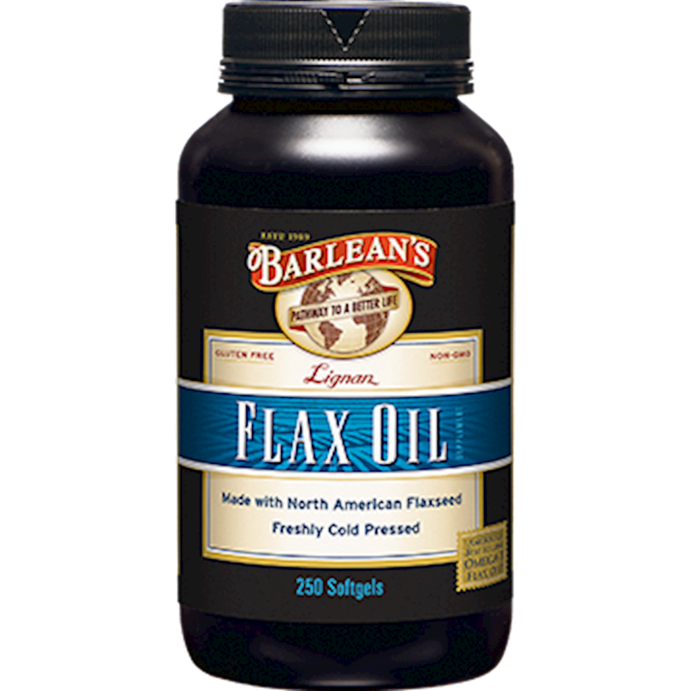 Lignan Flax Oil 250 gels Curated Wellness