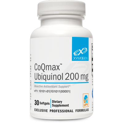 CoQmax Ubiquinol 200 mg 30 Softgels Curated Wellness