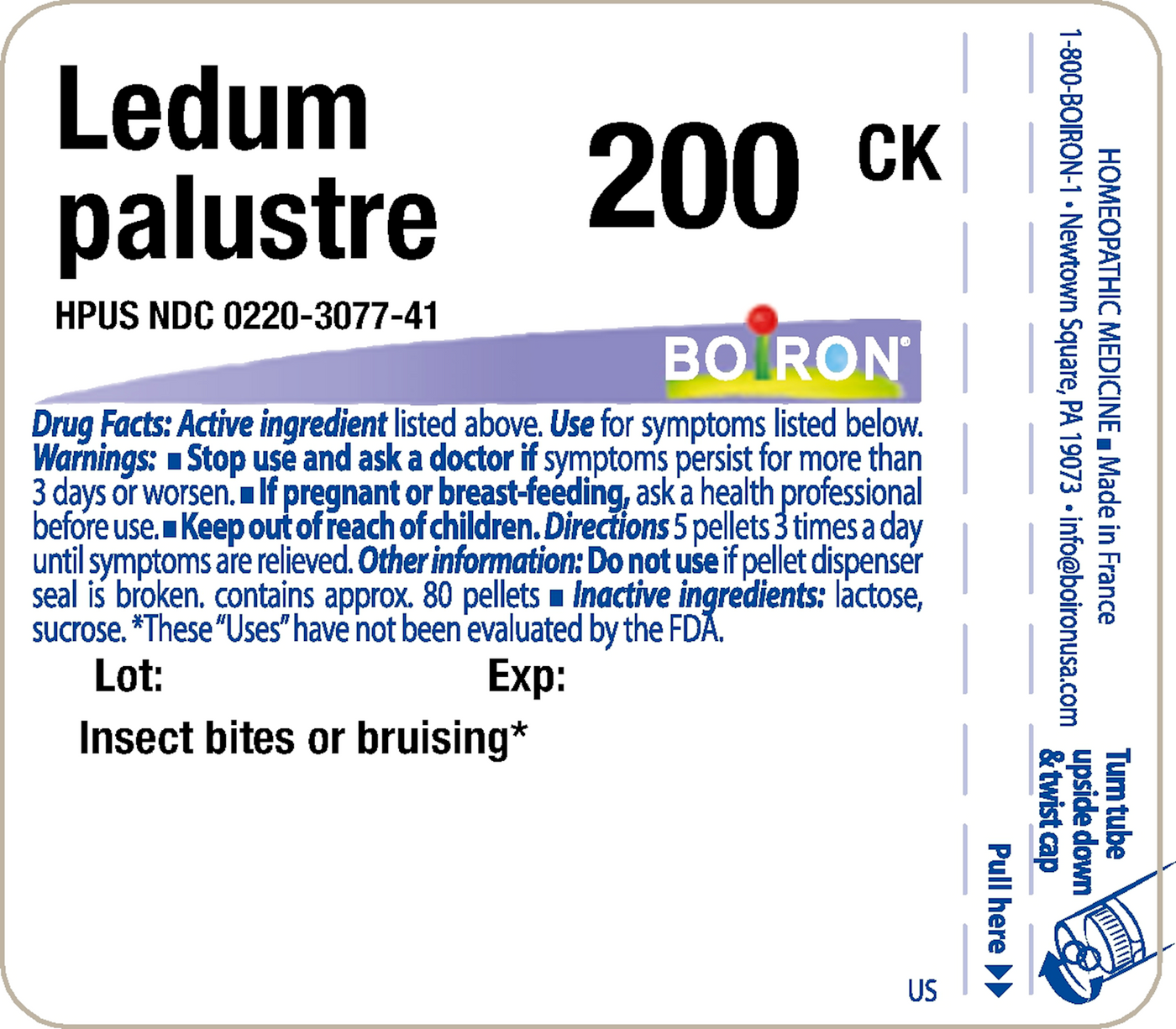 Ledum palustre 200CK 80 plts Curated Wellness