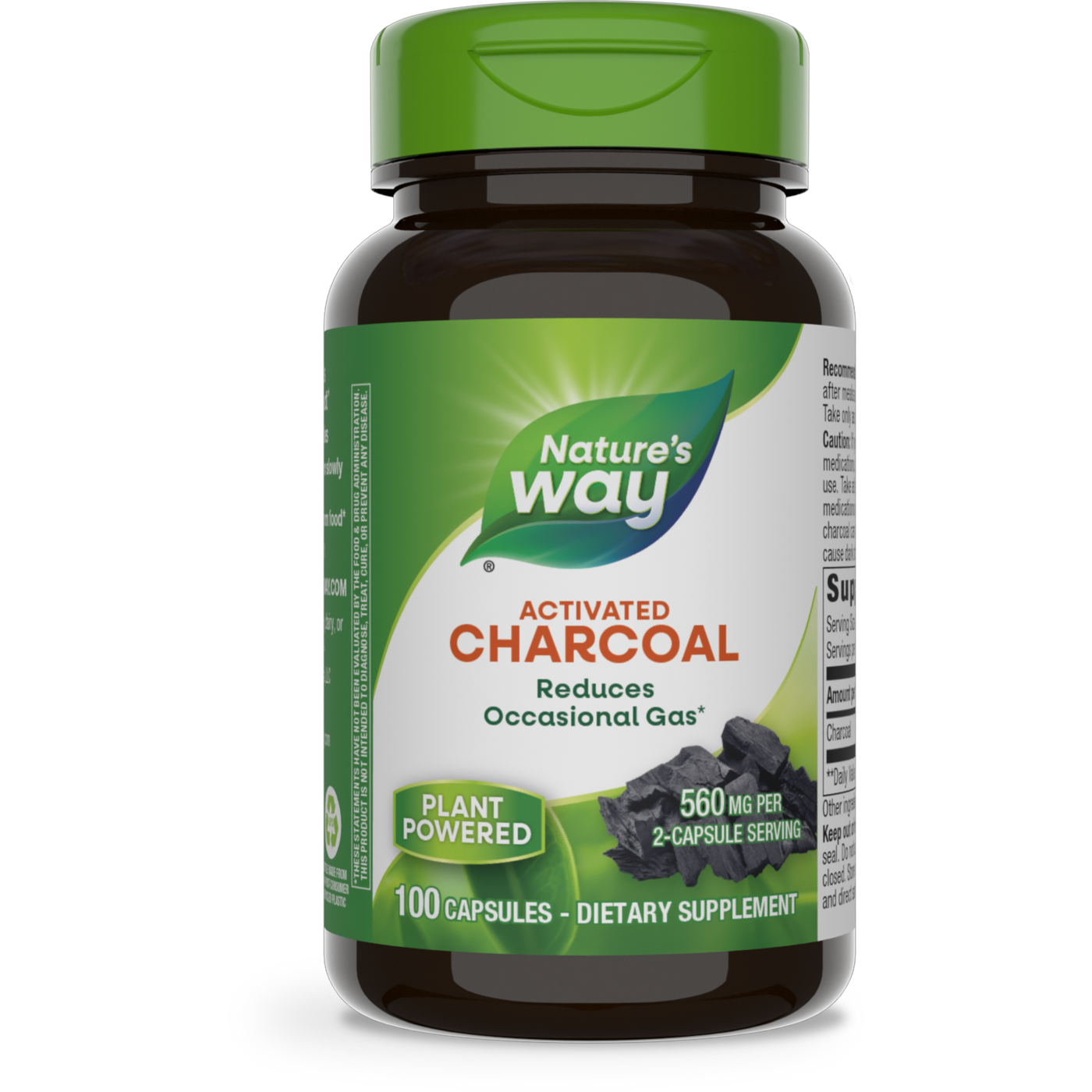 Activated Charcoal 560 mg  Curated Wellness