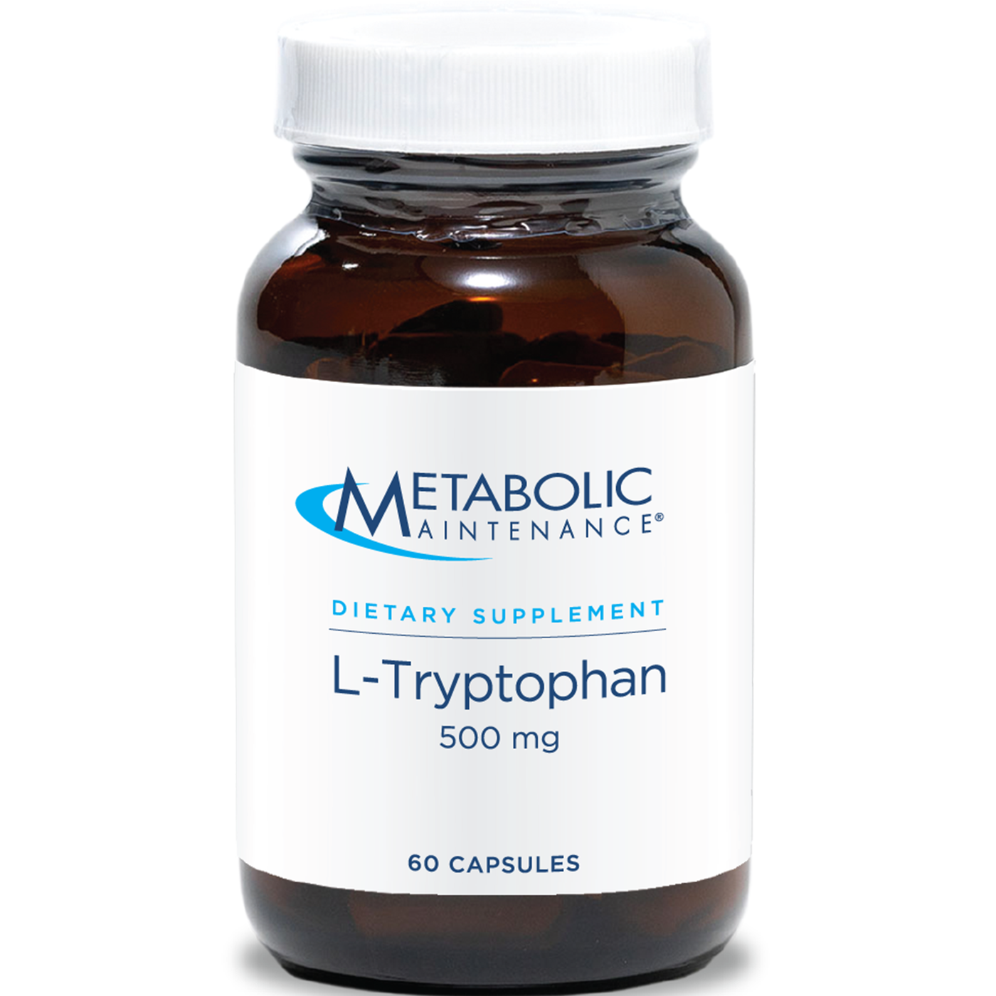 L-Tryptophan 500 mg 60 vcaps Curated Wellness