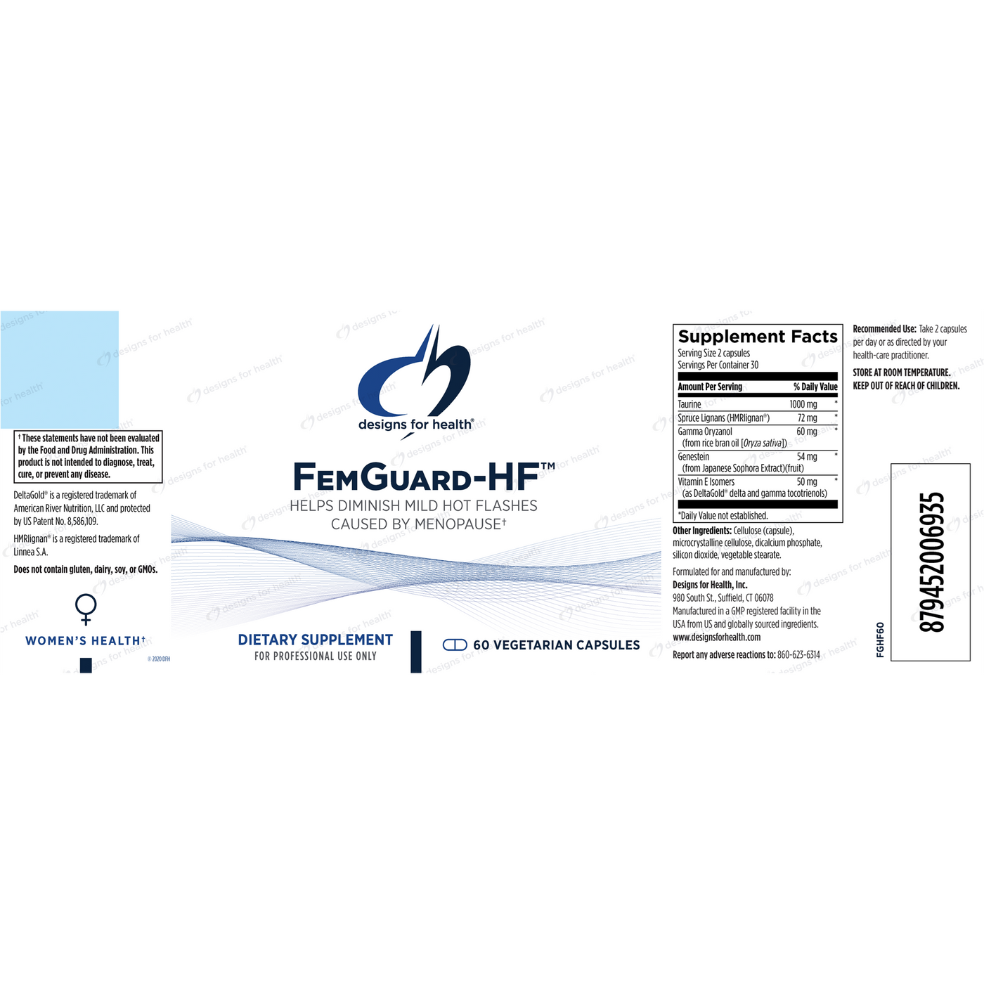 FemGuard-HF 60 vegcaps Curated Wellness