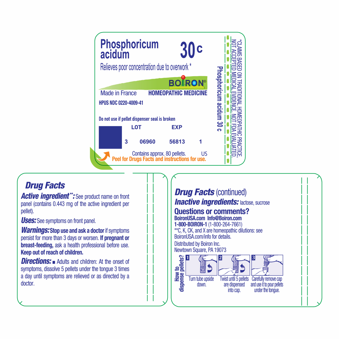 Phosphoricum acidum 30C 80 plts Curated Wellness