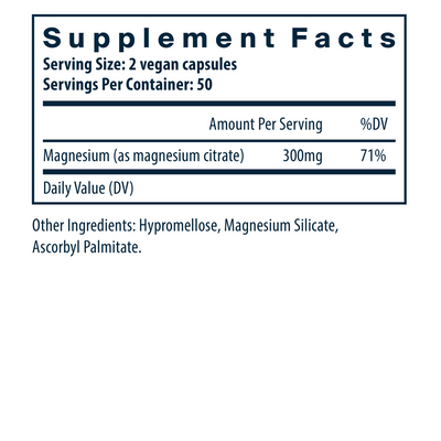 Magnesium (Citrate) 150 mg  Curated Wellness