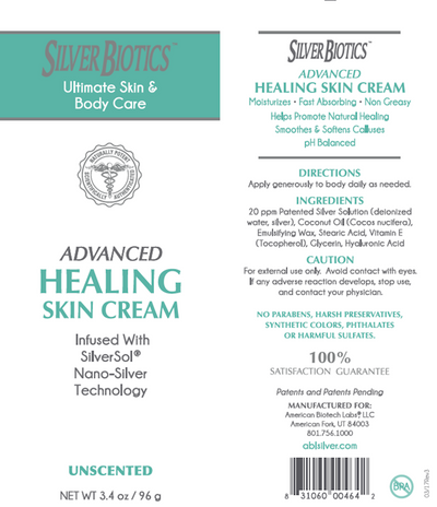 Silver Biotics Skin Cream Unsc  Curated Wellness