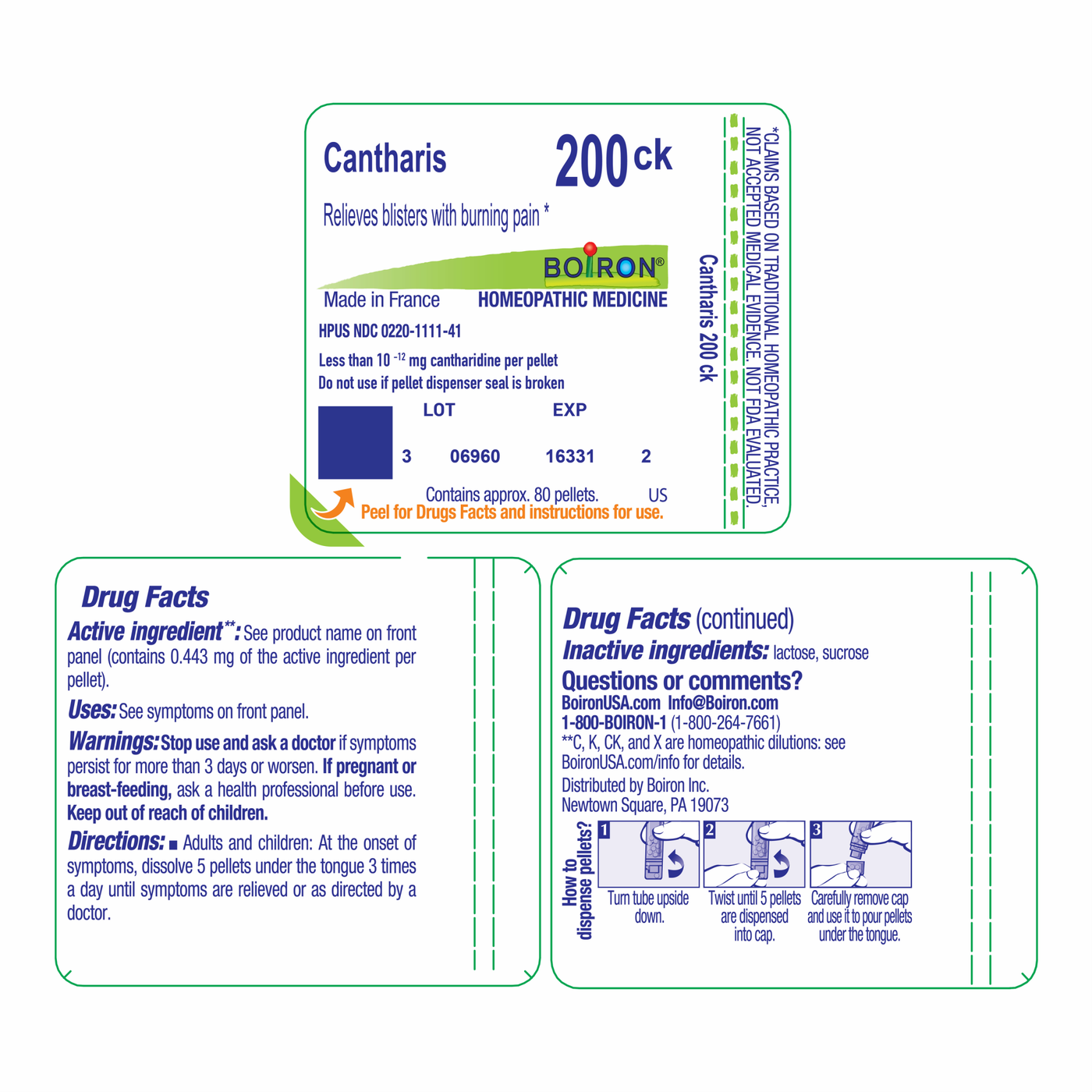 Cantharis 200CK 80 plts Curated Wellness