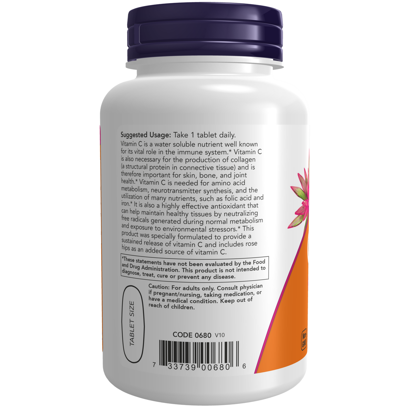 C-1000 SR with Rose Hips 100 tabs Curated Wellness