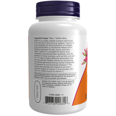 C-1000 SR with Rose Hips 100 tabs Curated Wellness