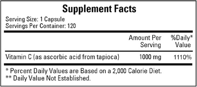 Vitamin C-1000 from Tapioca  Curated Wellness