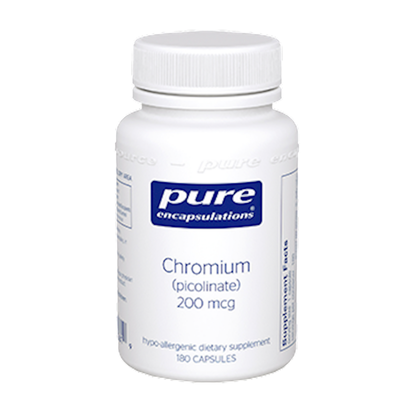 Chromium (picolinate) 200 mcg 180 vcaps Curated Wellness