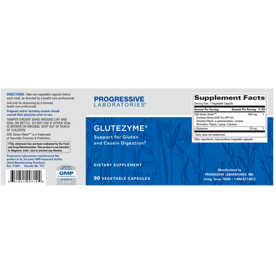 Glutezyme 90 vcaps Curated Wellness