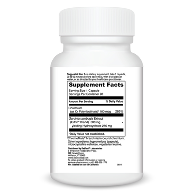 Garcinia Cambogia w/Chromemate 90 caps Curated Wellness