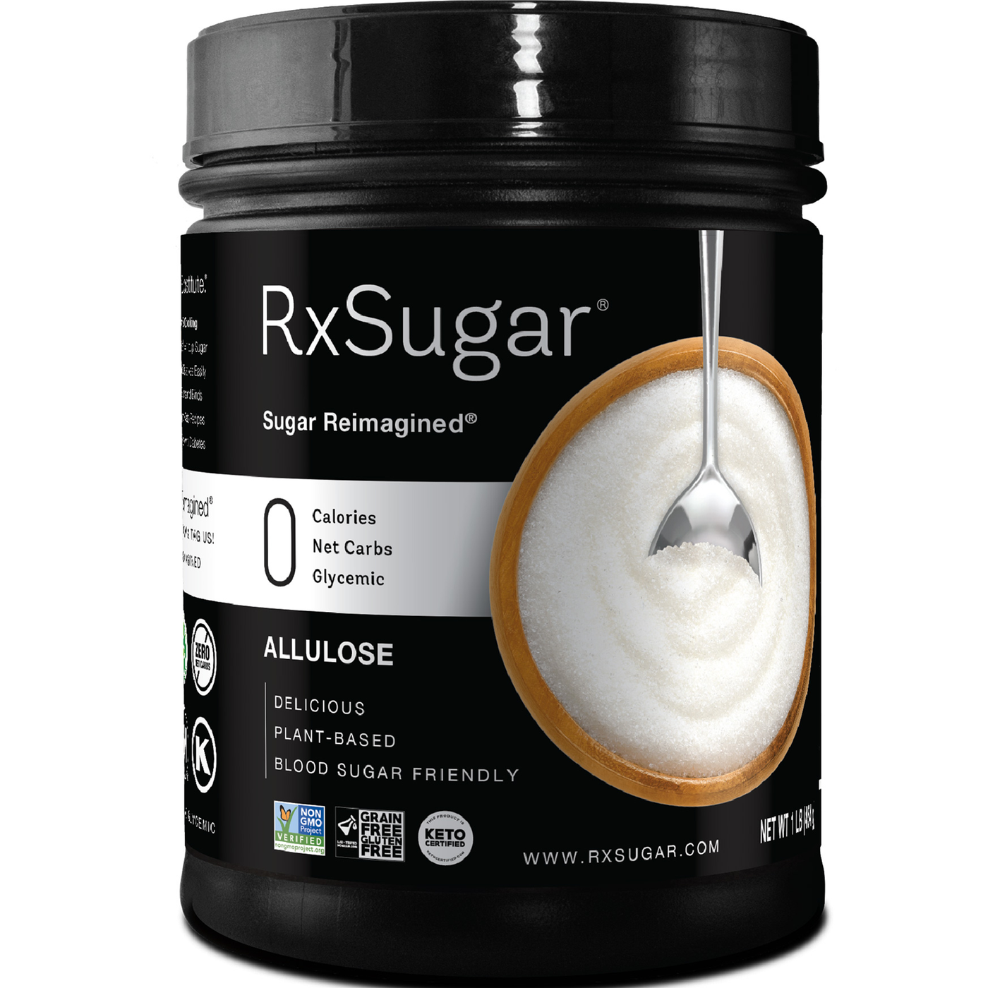 RxSugar One Pound Canister Curated Wellness