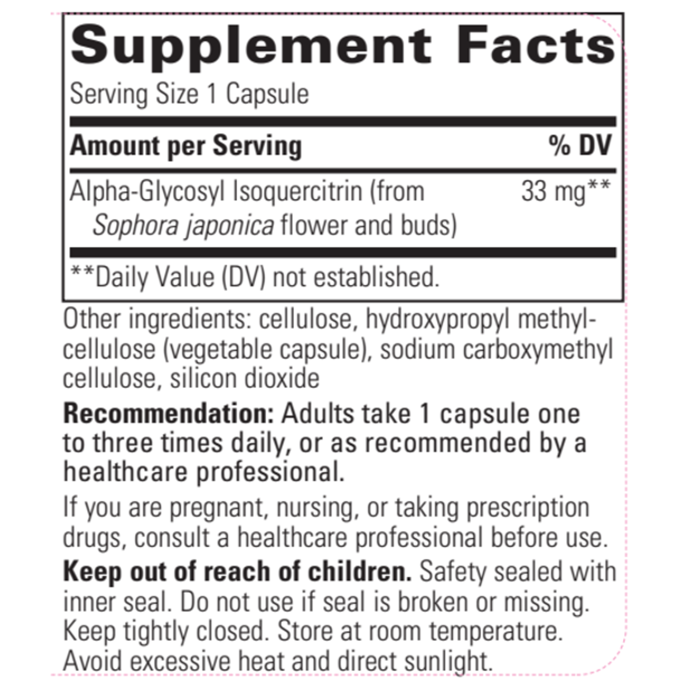 Alpha-Glycosyl Isoquercitrin  Curated Wellness